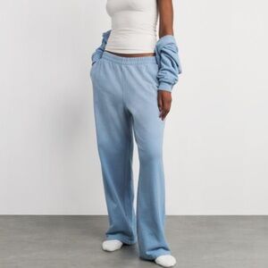SKIMS Blue Bell French Terry Straight Leg Pant